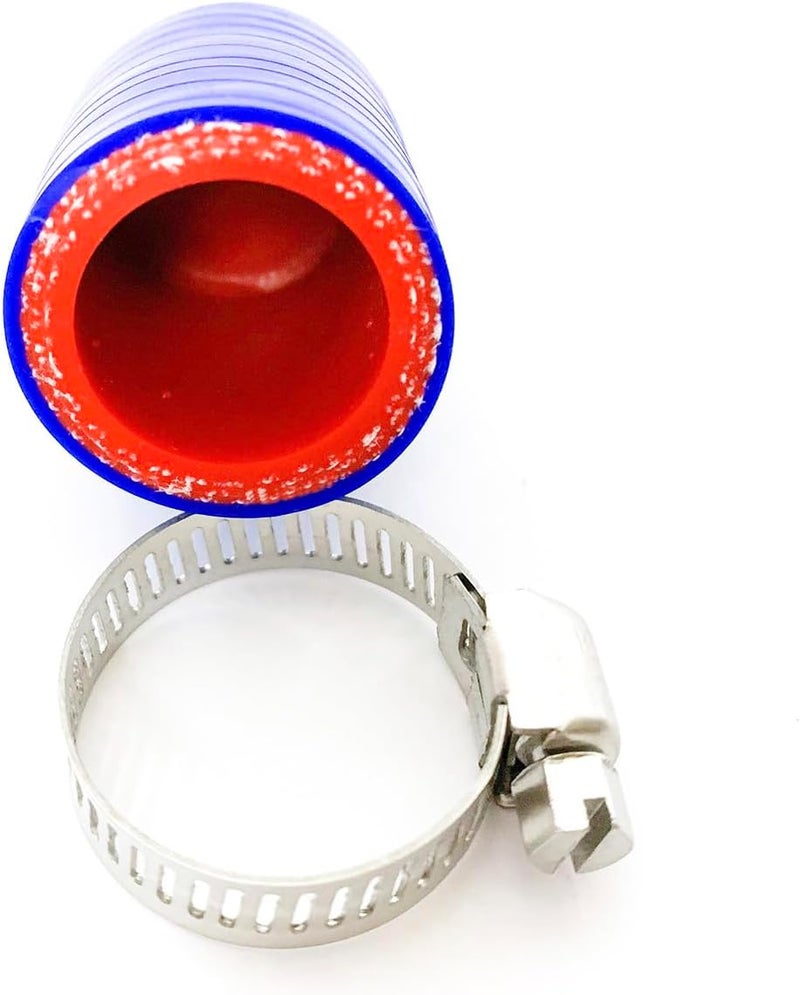 bekelan 25/32" (20mm) Blue High Temperature 3-ply Reinforced Silicone Coolant Bypass Cap With Clamp,For Turbo Bypass Valve/Vacuum/Throttle Body Water Port/Heater Core/Fix Leak - Image 3